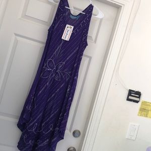 Purple summary dress